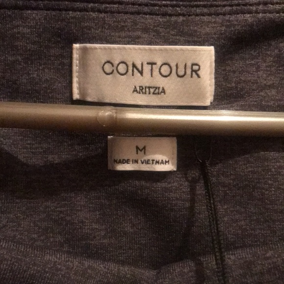 Aritzia Heather Charcoal Off-the-Shoulder Top - Picture 7 of 14